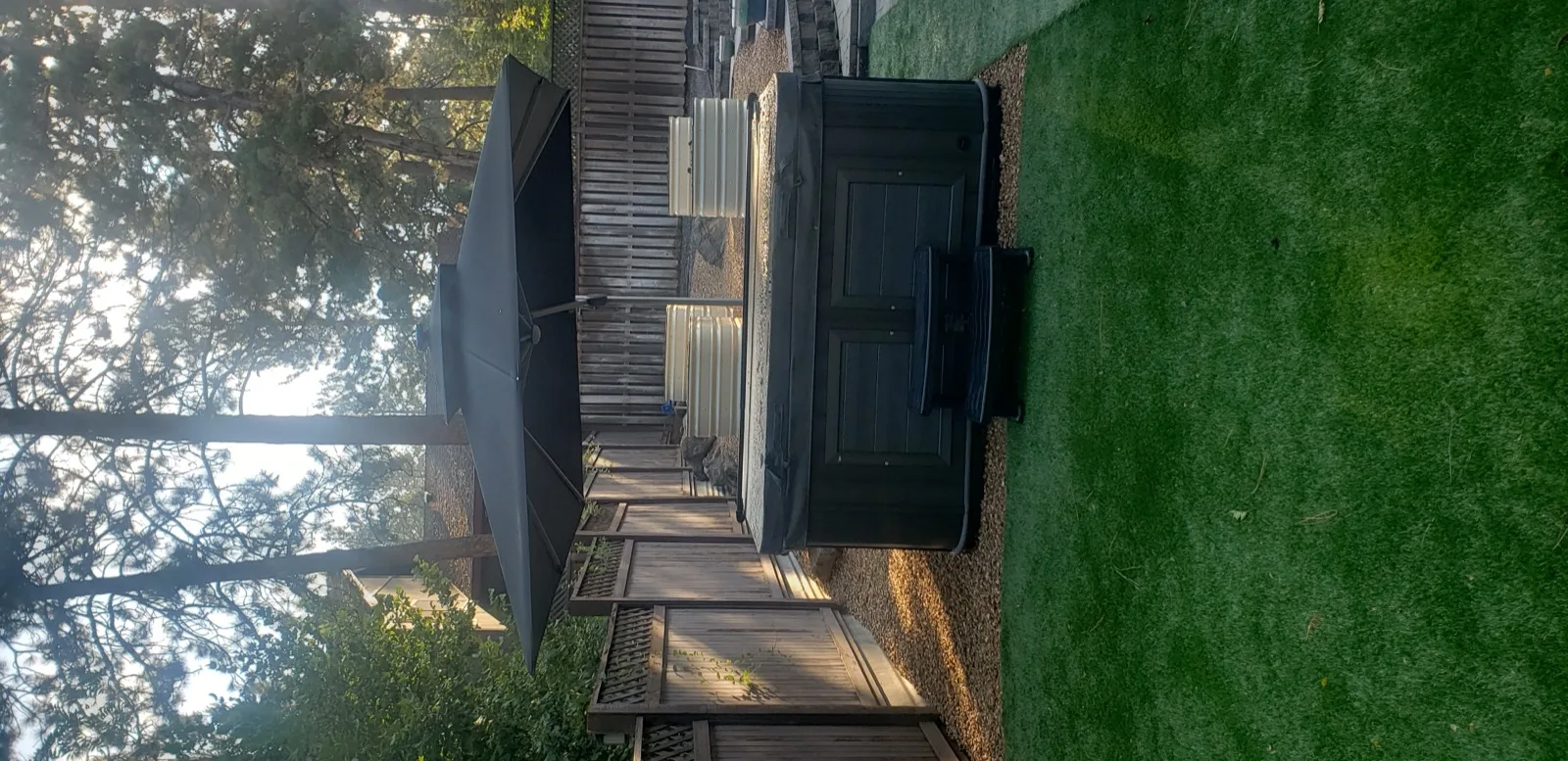 Healthy, vibrant green lawn maintained with our Foli-Organic fertilization program.